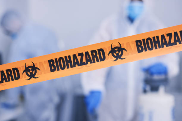 Professional Biohazard technician working in Bow, NH